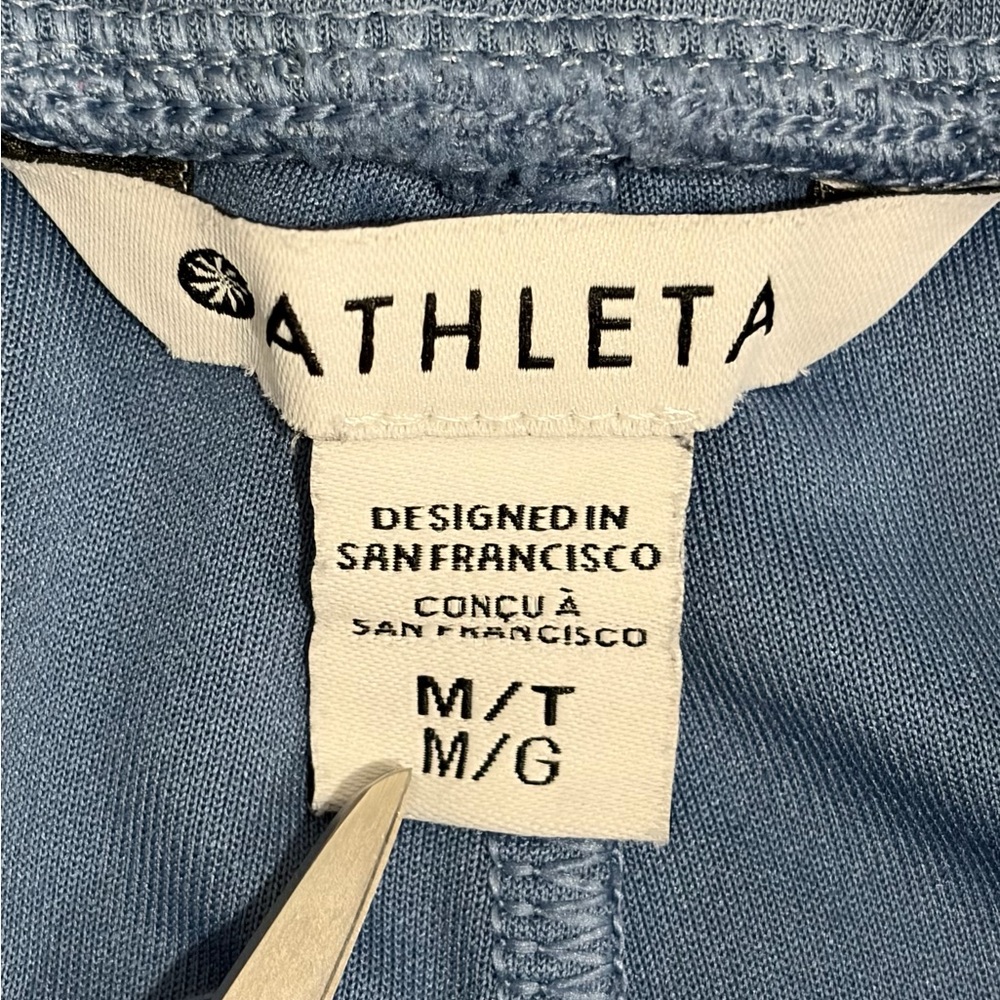 Athleta Lounge Pants Bluish Grey (M Tall) - Picture 6 of 8